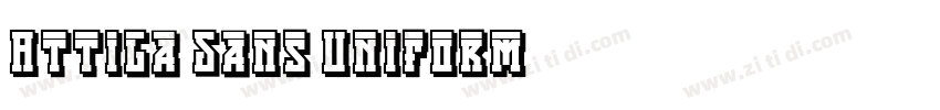 Attila Sans Uniform字体转换